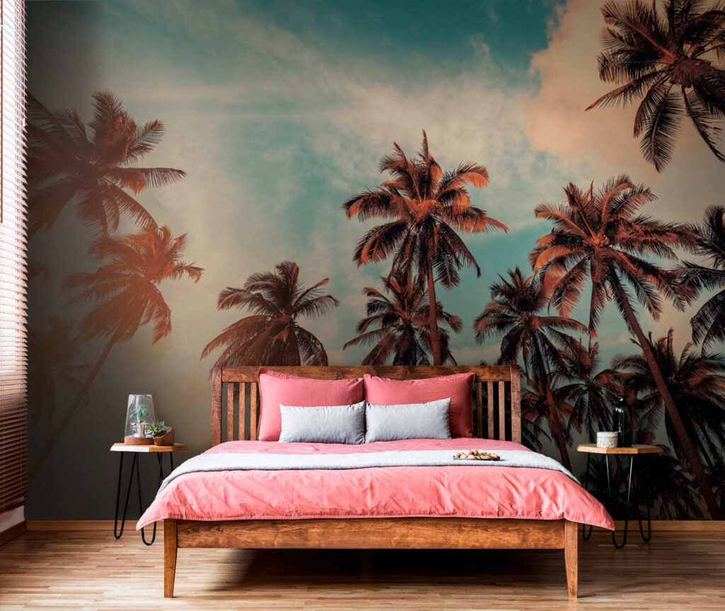 A group of palm trees