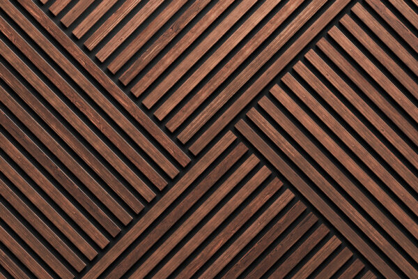 Eine Holzvertäfelung mit schwarzen Linien Eine Holzvertäfelung mit schwarzen Linien