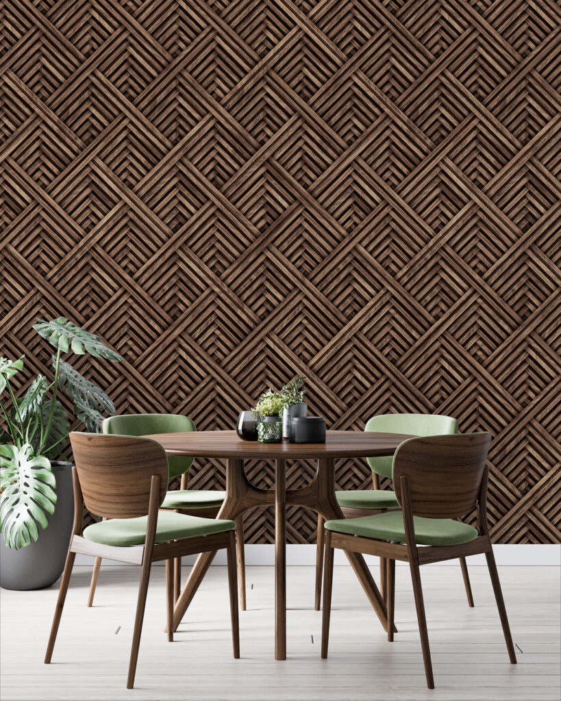Textured woven pattern in earthy tones