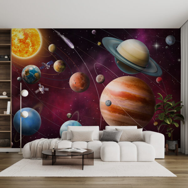 Planeten und Sterne im Weltraum Planeten und Sterne im Weltraum