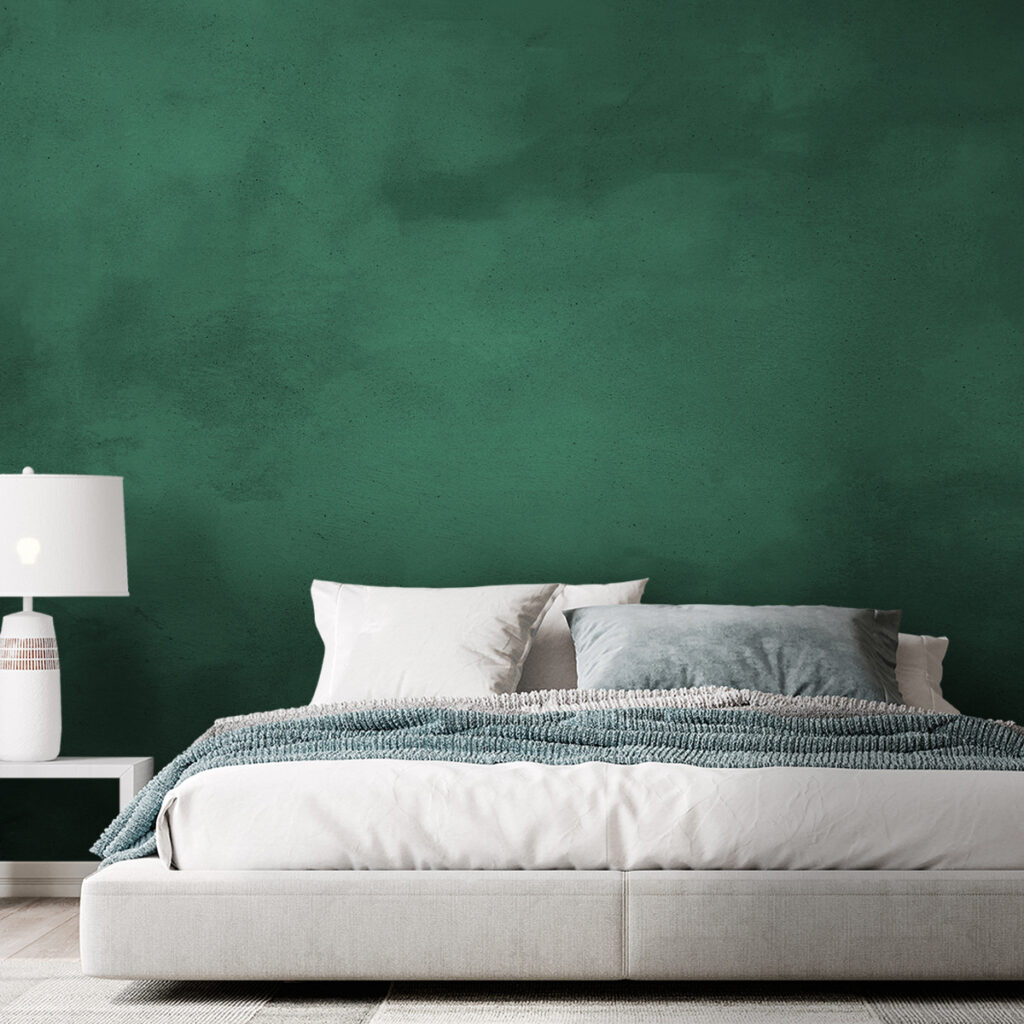 Green background with white clouds