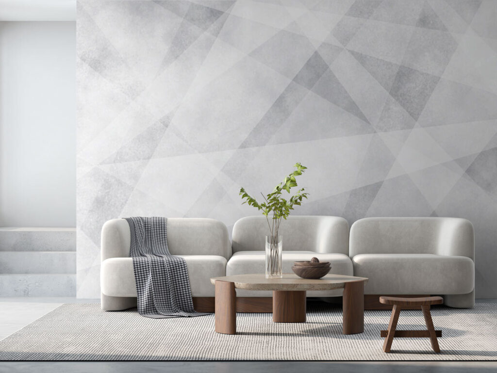 White and grey background