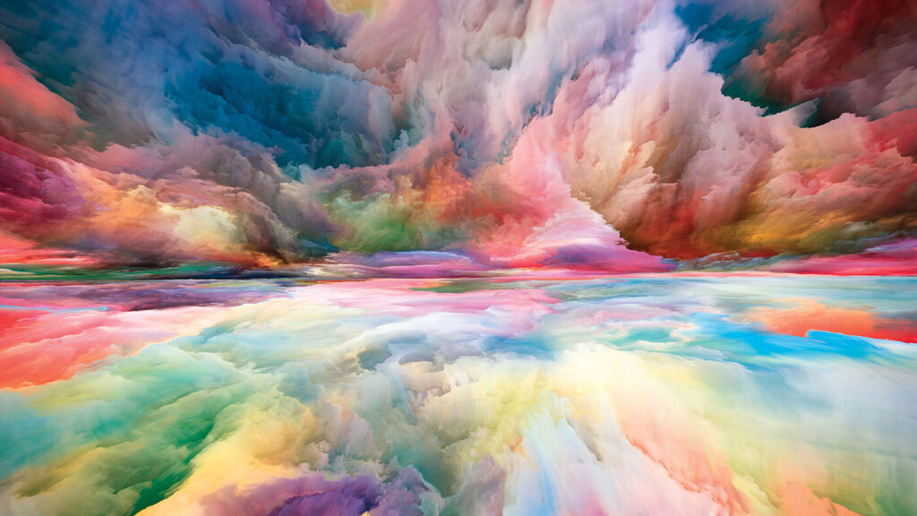 Bunte Wolken am Himmel Bunte Wolken am Himmel