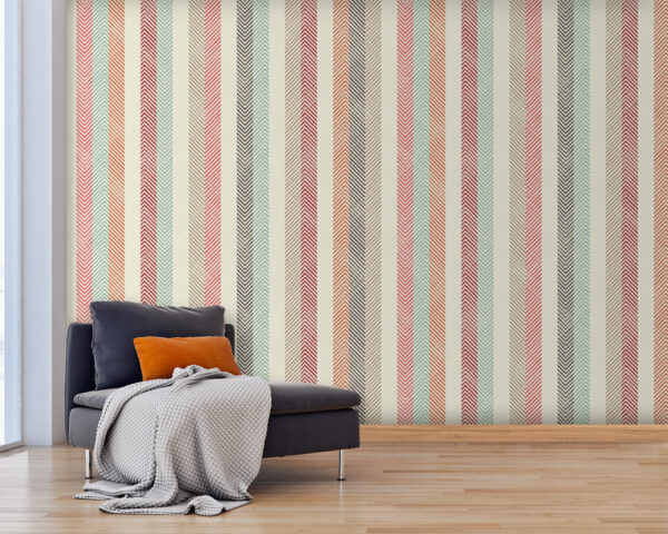 Buntes Zickzackmuster als Hintergrund. Buntes Zickzackmuster als Hintergrund.