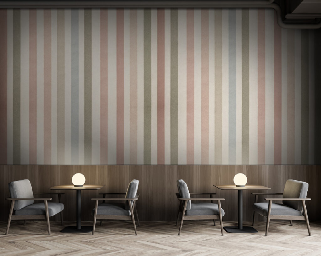 Soft pastel striped pattern design