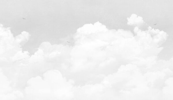 Eine weiße Wolke am Himmel Eine weiße Wolke am Himmel