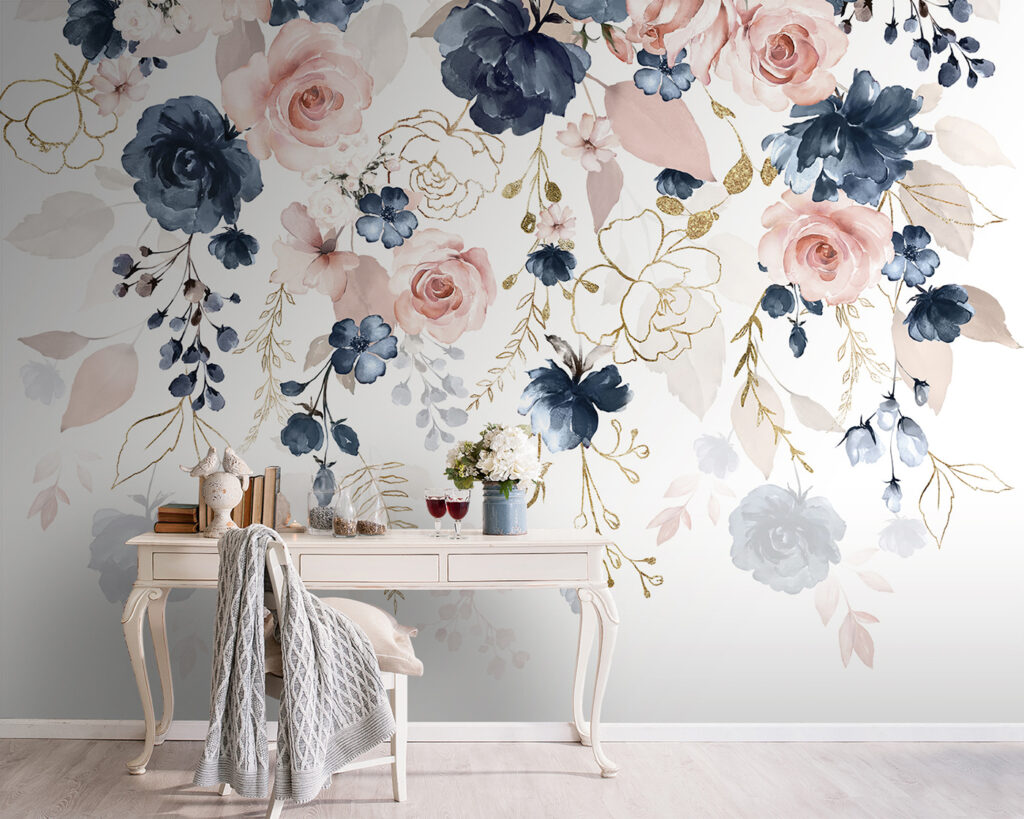 Delicate floral arrangement in pastel hues Delicate floral arrangement in pastel hues