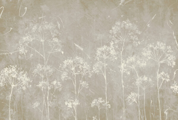 Eine weiße Blume auf grauem Hintergrund Eine weiße Blume auf grauem Hintergrund