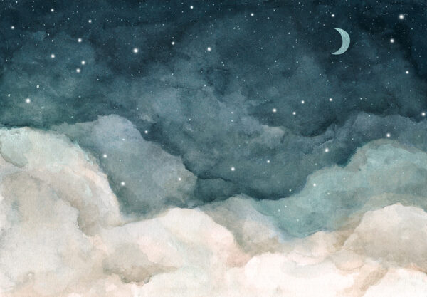 Wolken und Sterne am Himmel Wolken und Sterne am Himmel