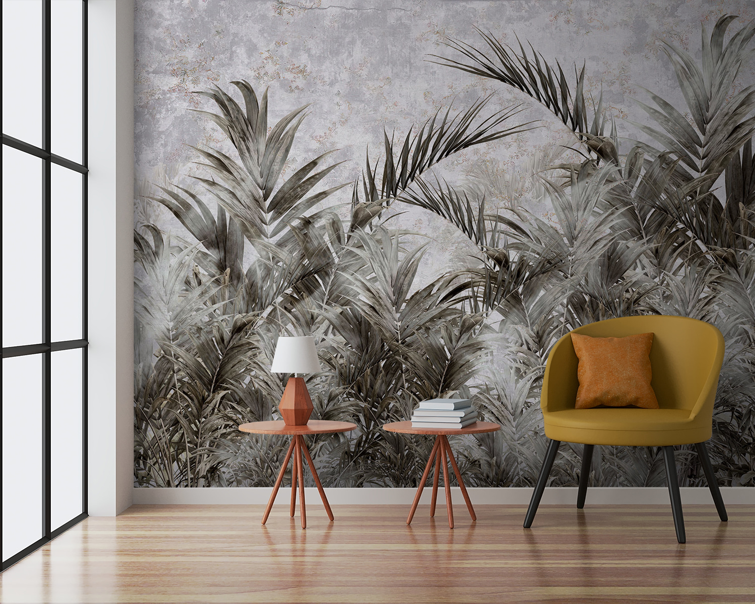 Group of palm trees Group of palm trees