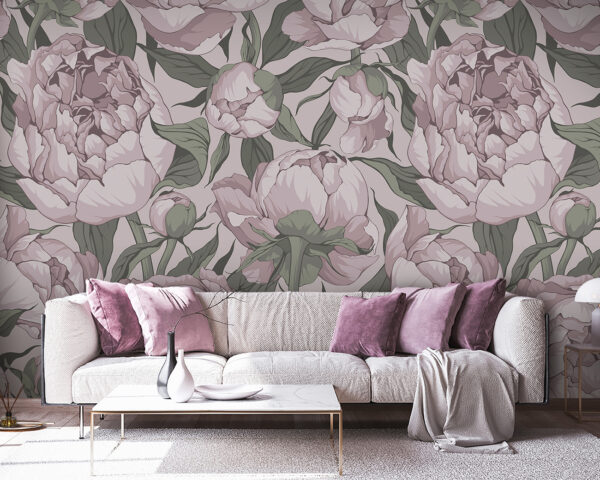 Muster aus rosa Blumen Muster aus rosa Blumen