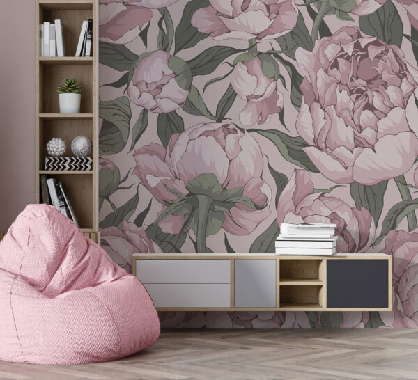 Muster aus rosa Blumen Muster aus rosa Blumen