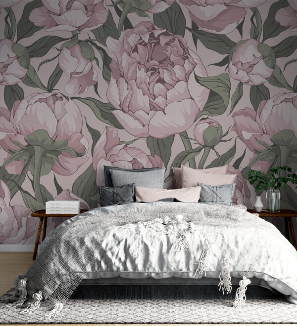 Muster aus rosa Blumen Muster aus rosa Blumen