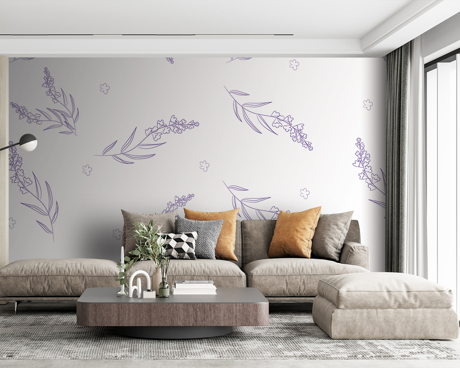 Muster aus violetten Blumen u95777pig63m - Muster aus violetten Blumen - tegory