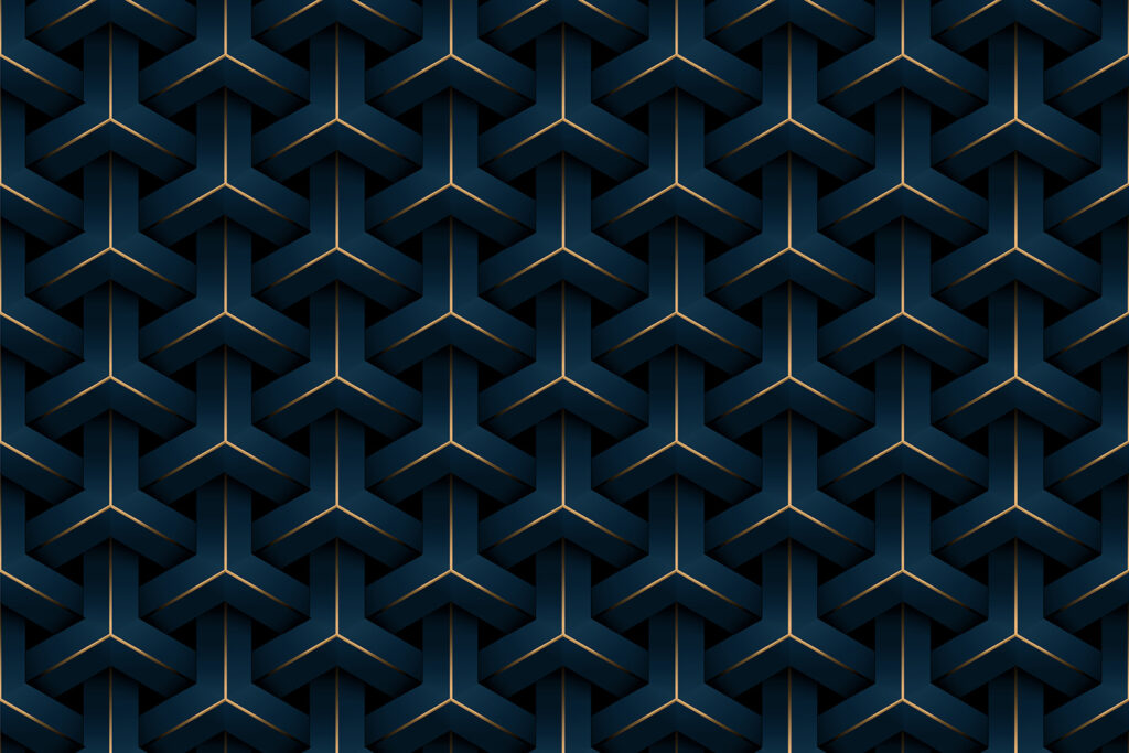Strukturiertes geometrisches Muster in dunklen Farbtönen Strukturiertes geometrisches Muster in dunklen Farbtönen