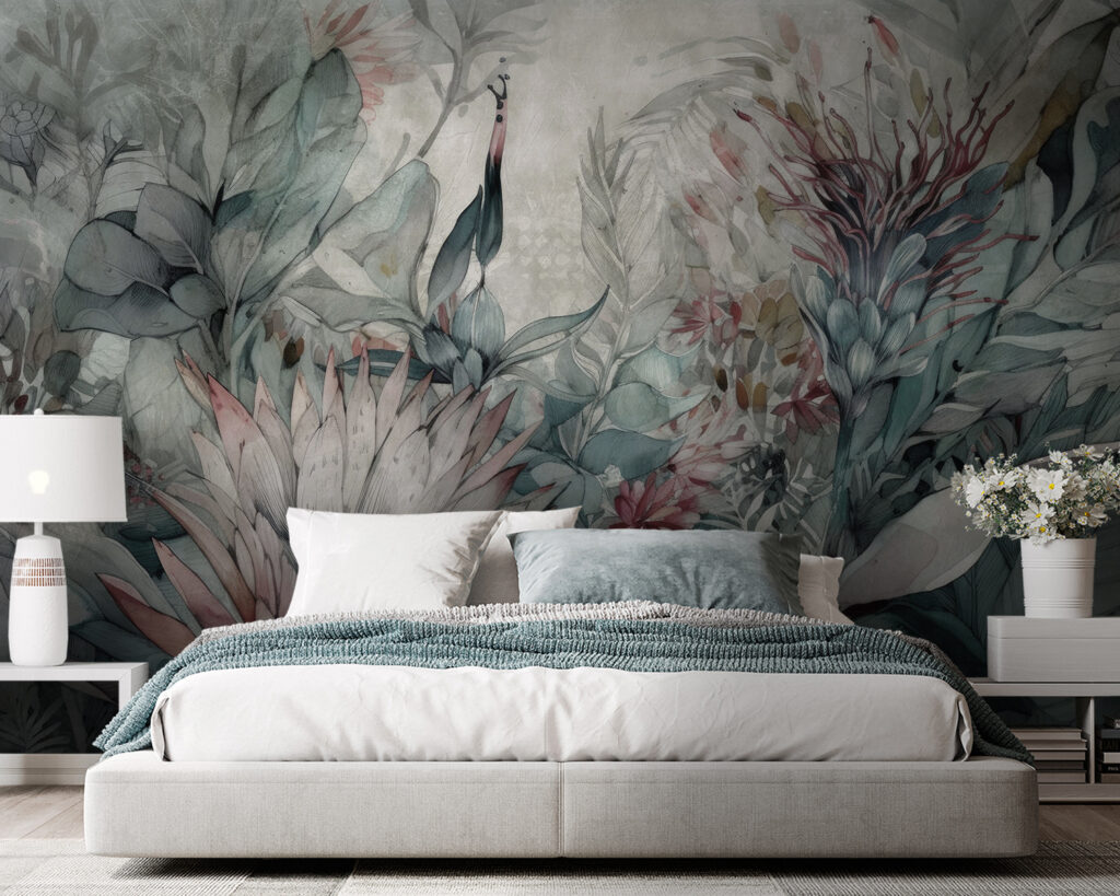 Malerei von Blumen und Blättern u95656pib105m 1024x819 - Malerei von Blumen und Blättern