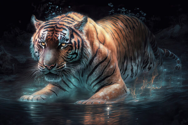 Tiger im Wasser Tiger im Wasser