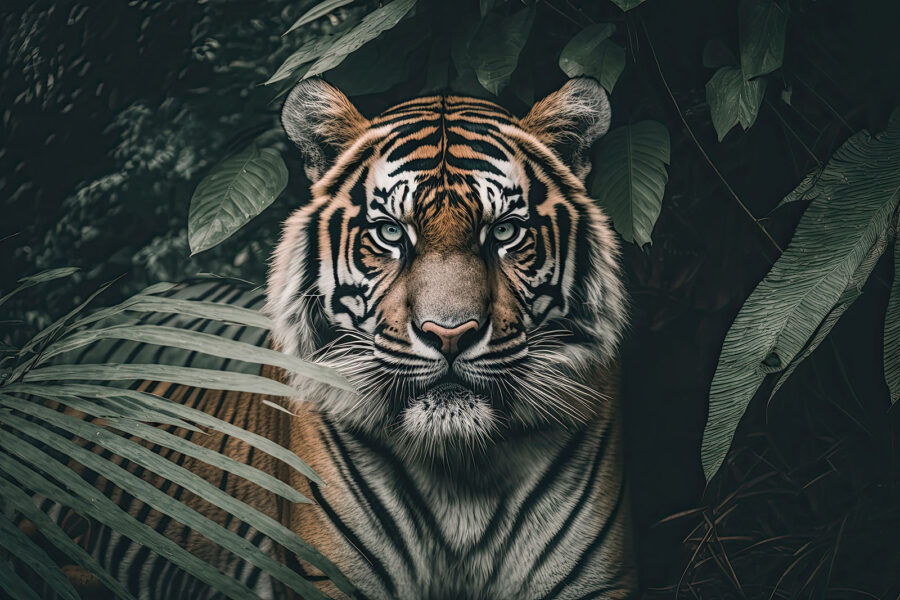 Fototapeten Tiger im Dschungel – Bild 4