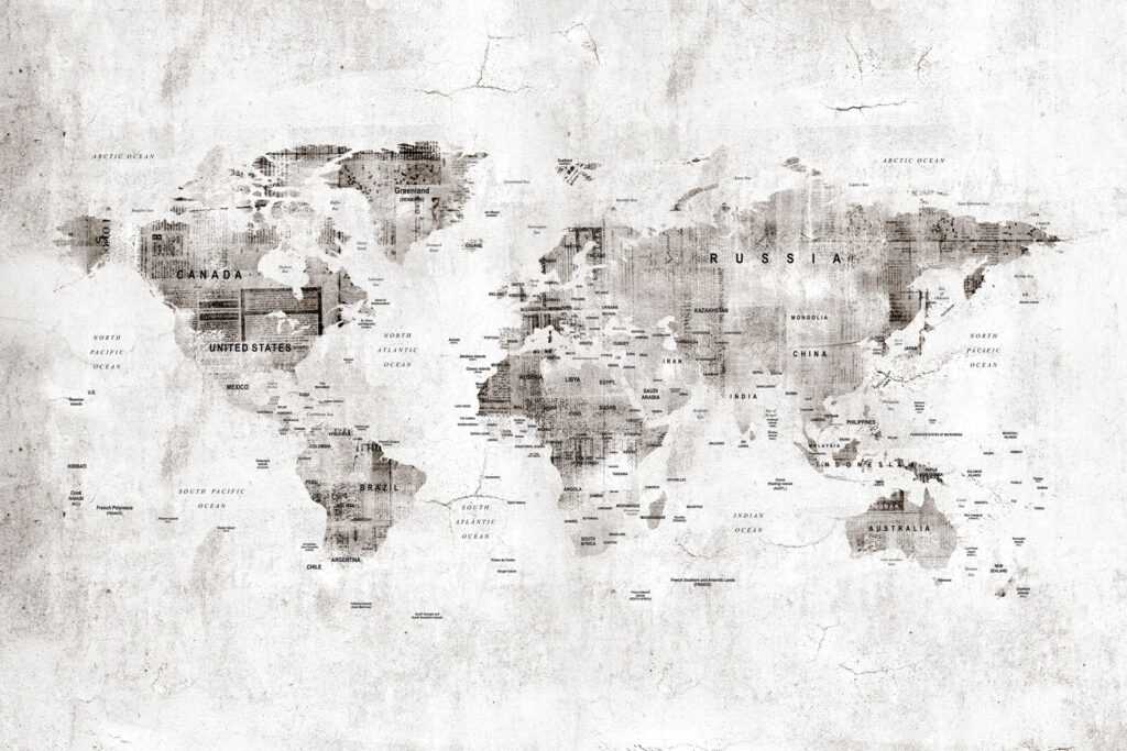 Karte der Welt Karte der Welt
