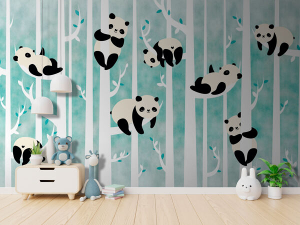 Pandas auf einem Baum Pandas auf einem Baum
