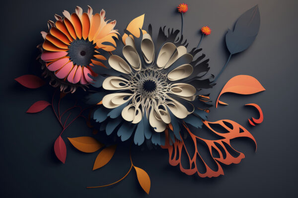 Eine aus Papier ausgeschnittene Blume u94976p 600x400 - Eine aus Papier ausgeschnittene Blume - tegory