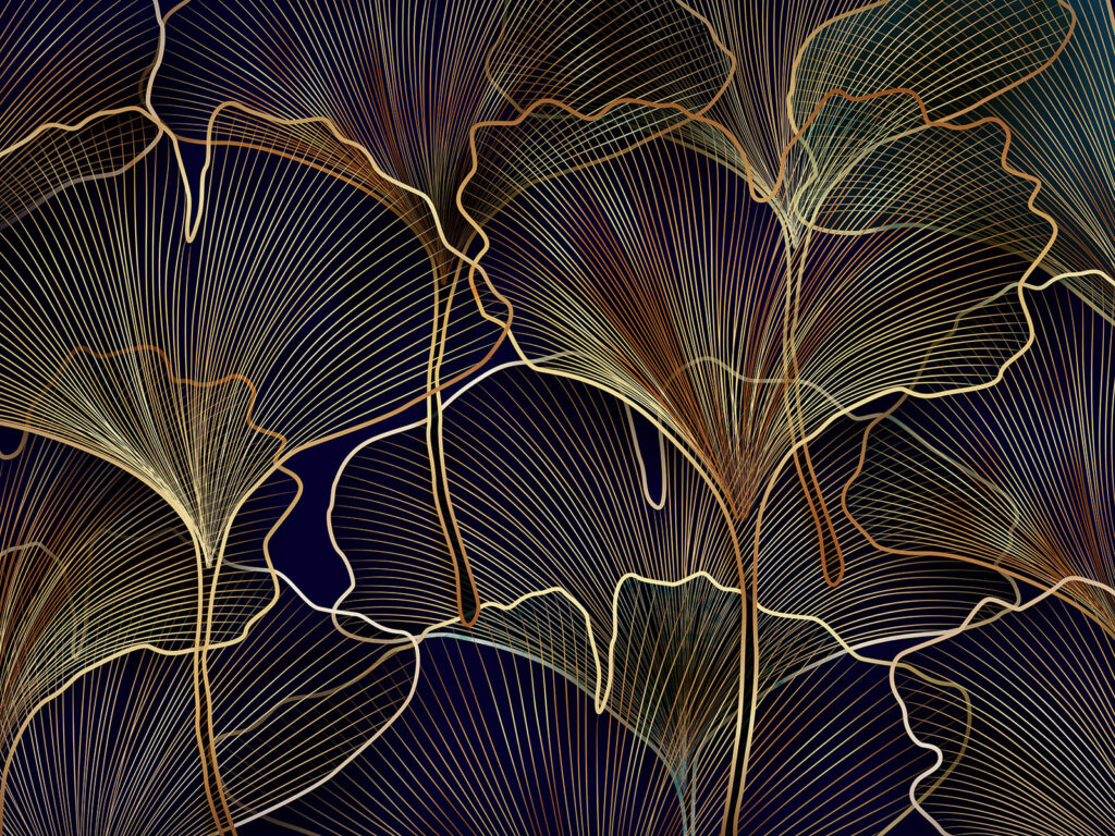 Elegantes botanisches Liniendesign Elegantes botanisches Liniendesign