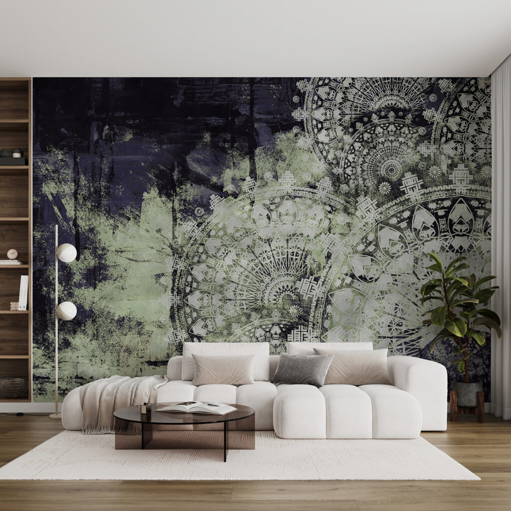 Abstract patterns in muted colors