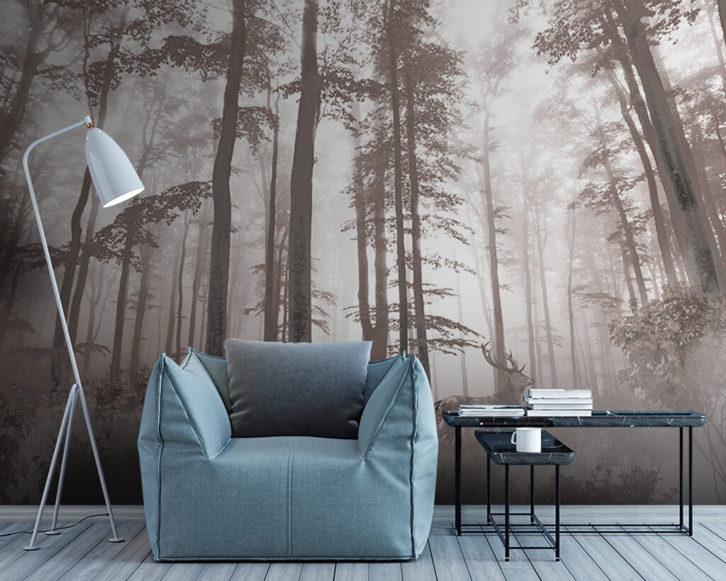 u93893pig7 1024x819 - Gruppe von Hirschen in einem Wald - tegory