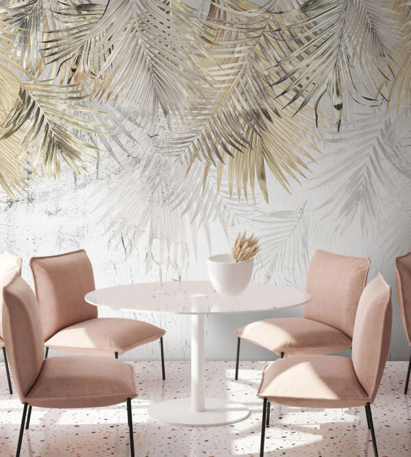 Elegante Palmenblätter auf einem strukturierten Hintergrund u93843pig2 600x667 - Elegante Palmenblätter auf einem strukturierten Hintergrund