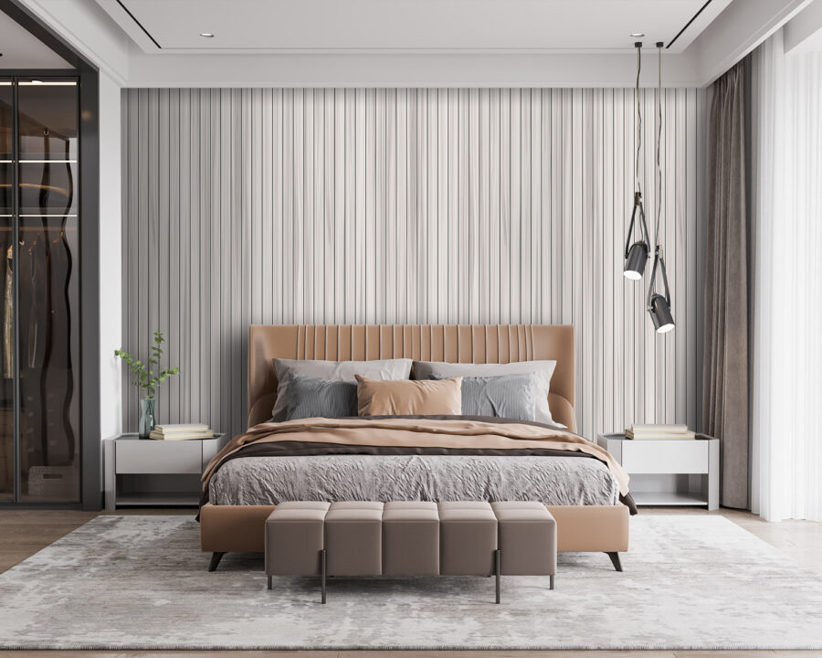 Elegante Linien und Texturen in Harmonie