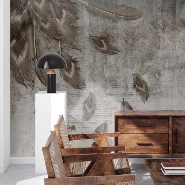 Gruppe von Federn an einer Wand u93657pig2 600x600 - Gruppe von Federn an einer Wand - tegory