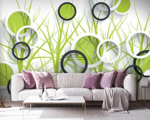 Tapete mit Kreisen und Bäumen u78082pig38 600x480 - Tapete mit Kreisen und Bäumen - tegory