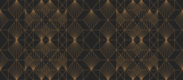 Elegantes geometrisches Metallic-Muster Elegantes geometrisches Metallic-Muster