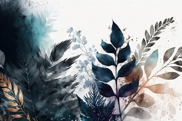 Elegantes abstraktes botanisches Design. Elegantes abstraktes botanisches Design.
