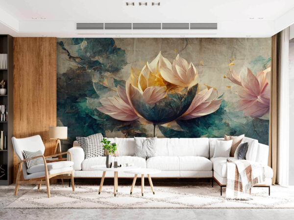 Gemälde einer Blume Gemälde einer Blume