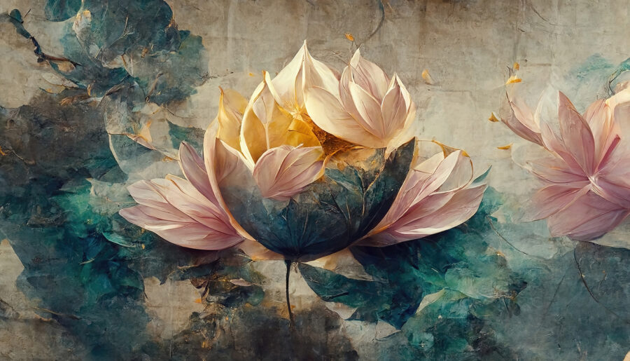 Gemälde einer Blume