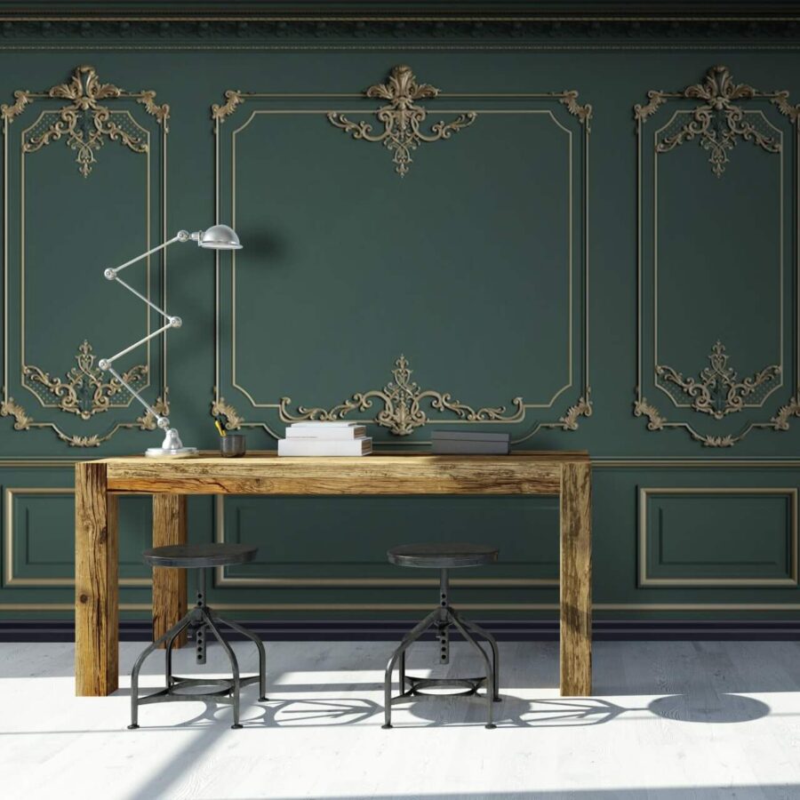Elegante Wandgestaltung mit raffinierten Details