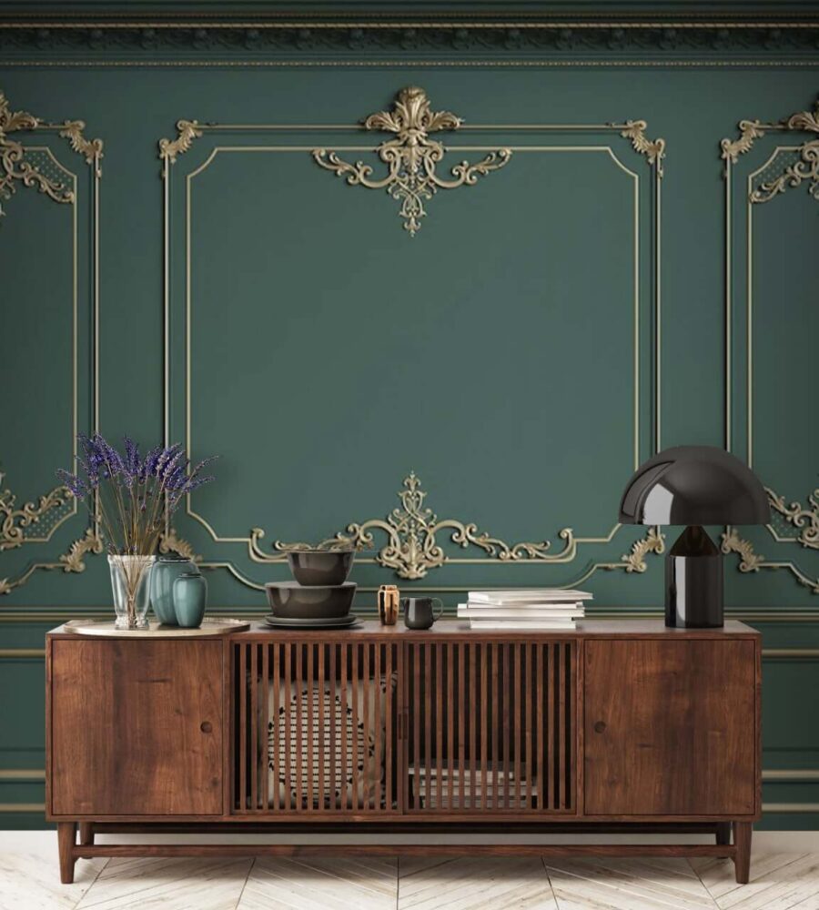 Elegante Wandgestaltung mit raffinierten Details