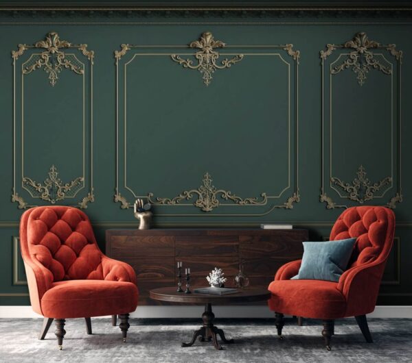 Elegante Wandgestaltung mit raffinierten Details Elegante Wandgestaltung mit raffinierten Details