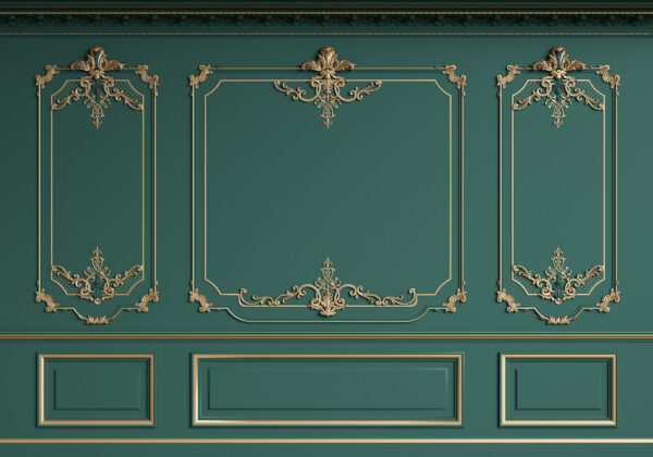 Elegante Wandgestaltung mit raffinierten Details Elegante Wandgestaltung mit raffinierten Details