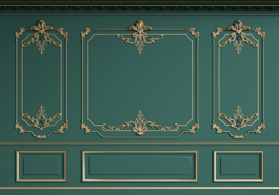 Elegante Wandgestaltung mit raffinierten Details