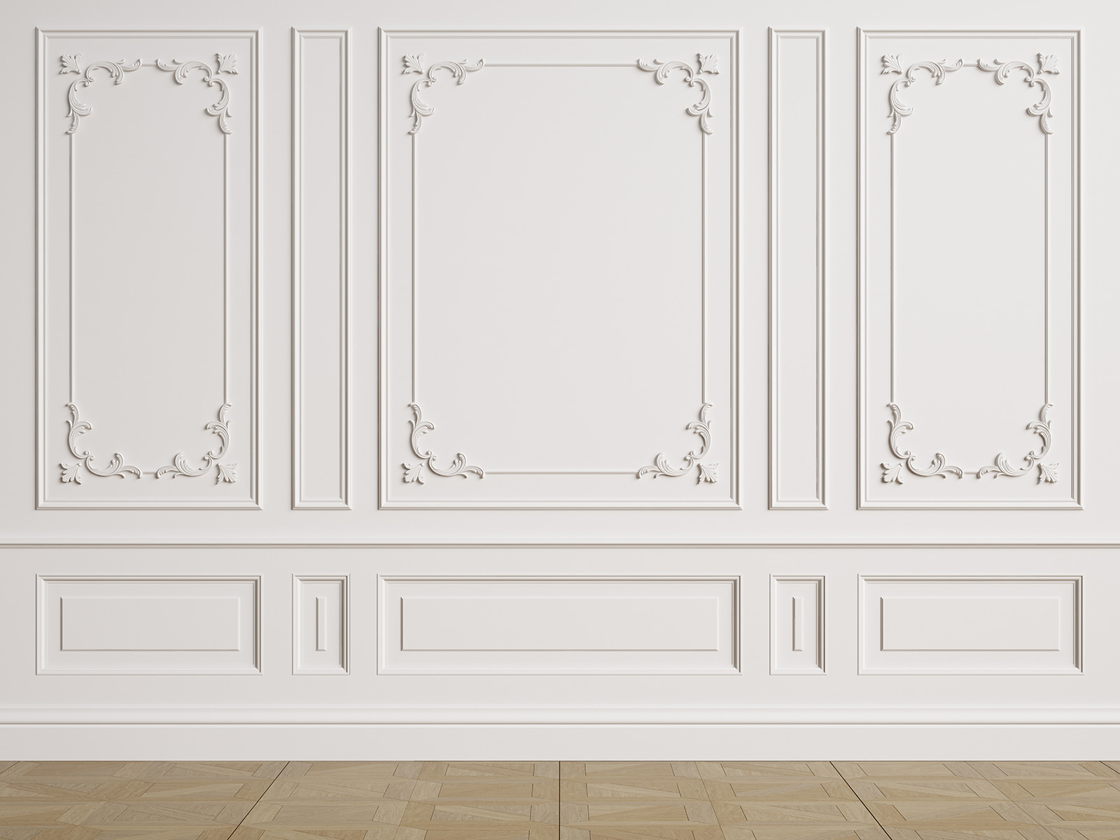 Weiße Wand mit Leiste u72615p - Weiße Wand mit Leiste - tegory