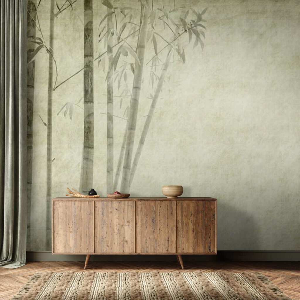 Group of bamboo trees