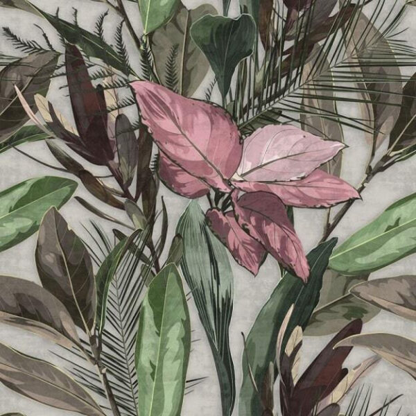 Zarte Blütenblätter inmitten üppigen Grüns. Zarte Blütenblätter inmitten üppigen Grüns.