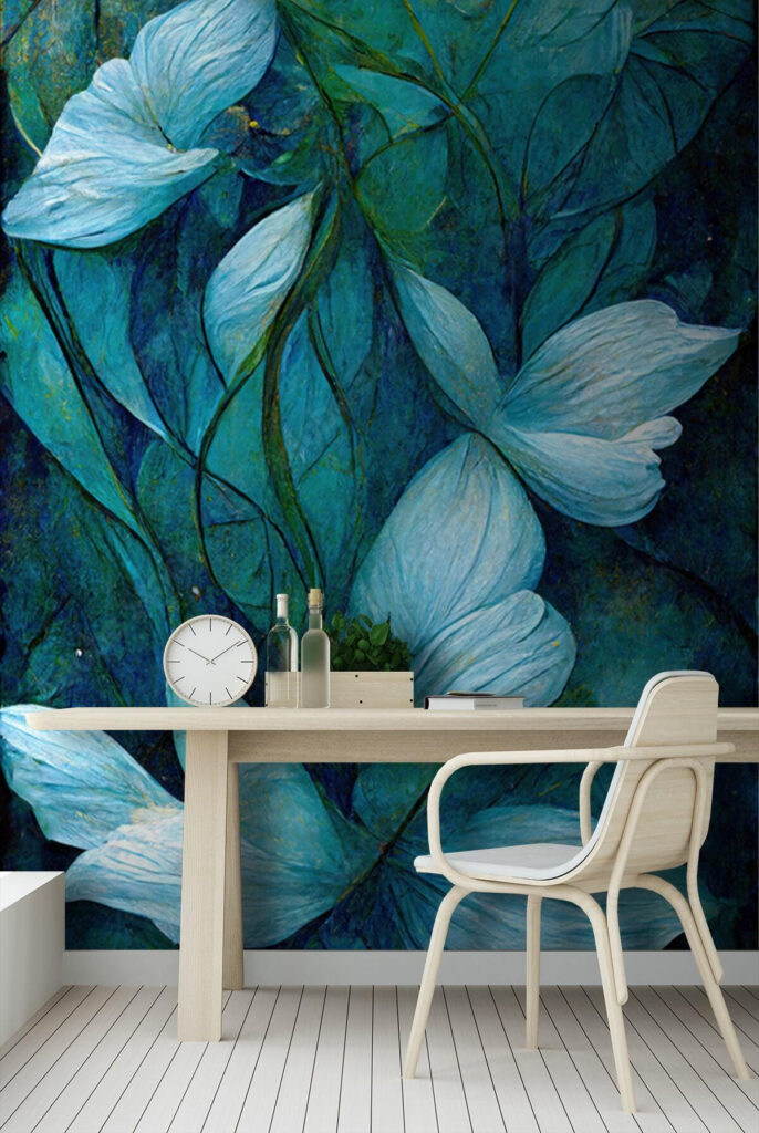 Malerei von Blumen und Blättern u72400pih3 686x1024 - Malerei von Blumen und Blättern