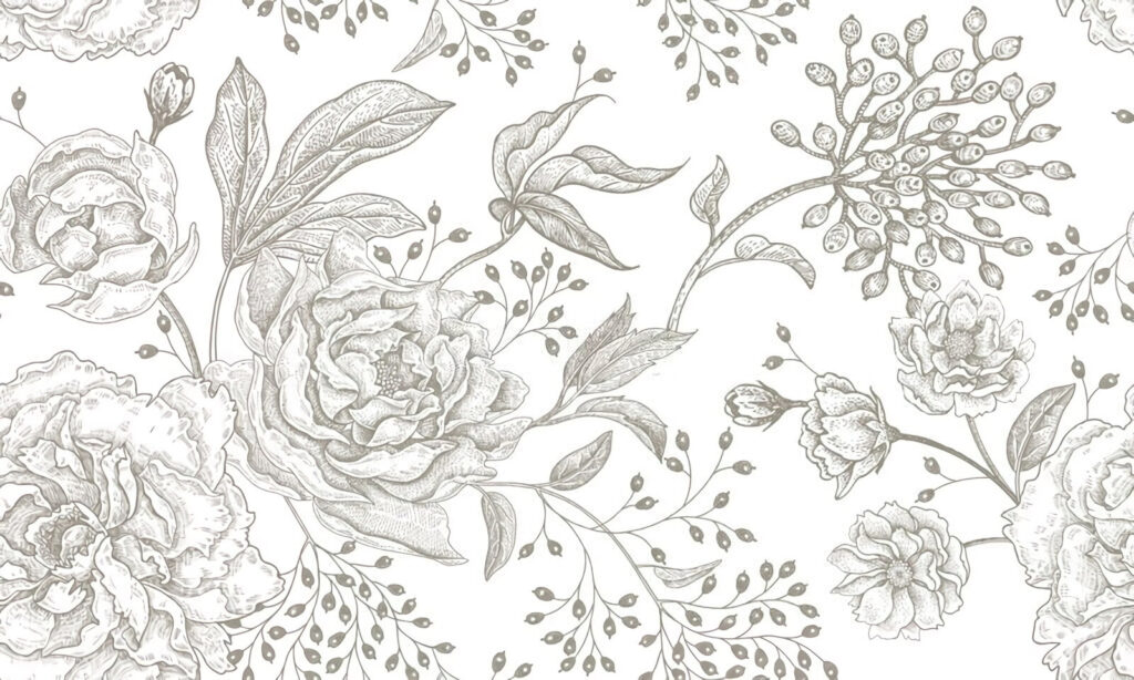 Zartes florales Muster auf hellem Hintergrund Zartes florales Muster auf hellem Hintergrund