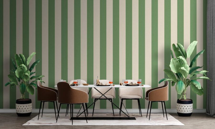 Grün und beige gestreifter Hintergrund