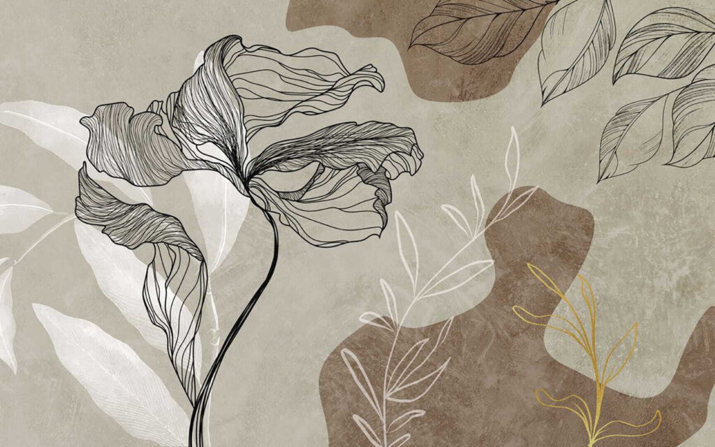 Zeichnung einer Blume Zeichnung einer Blume