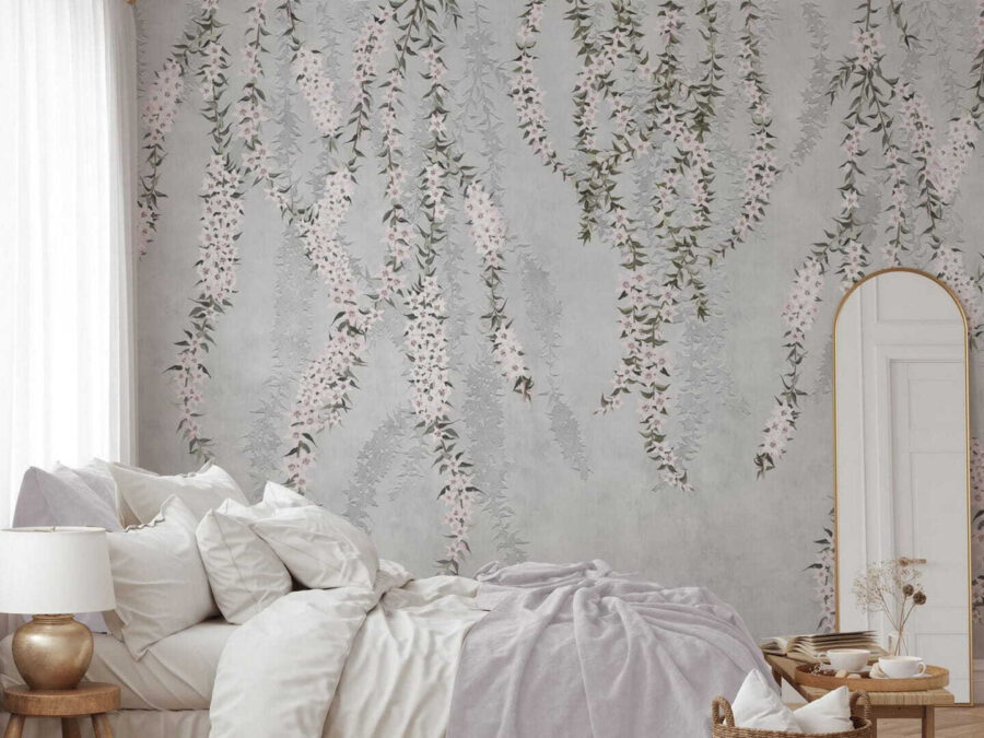 Tapete mit Blumen Tapete mit Blumen