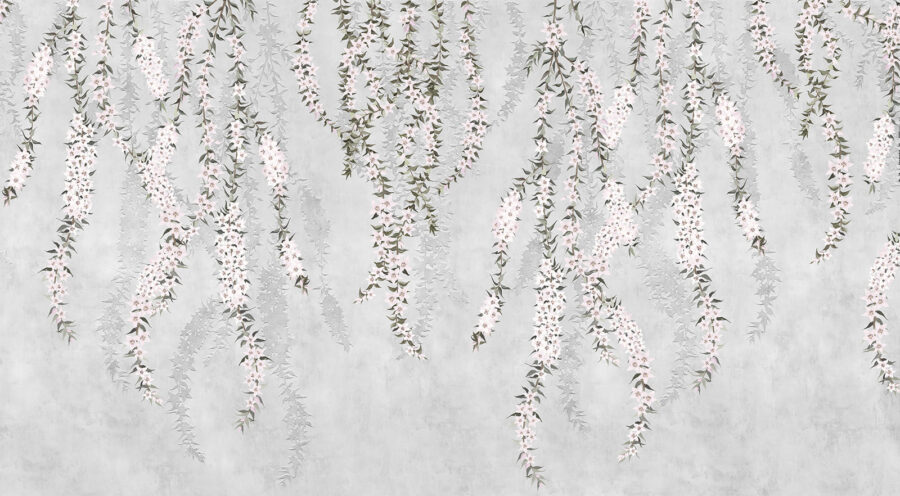 Tapete mit Blumen Tapete mit Blumen